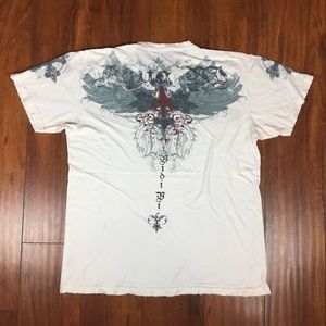 Vintage Aqua Vi “Vendi Vidi Vici” Distressed Tee